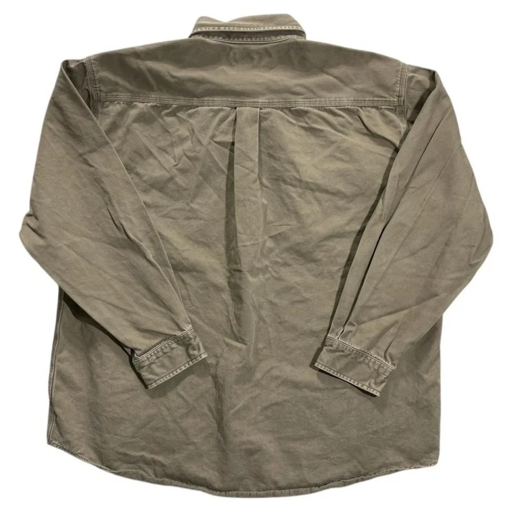 Button Up Workwear Collar Outdoors 100%‎ Cotton Men's XL